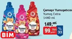 YUMOŞ EXTRA ÇAMAŞIR YUMUŞATICISI 1440 ML